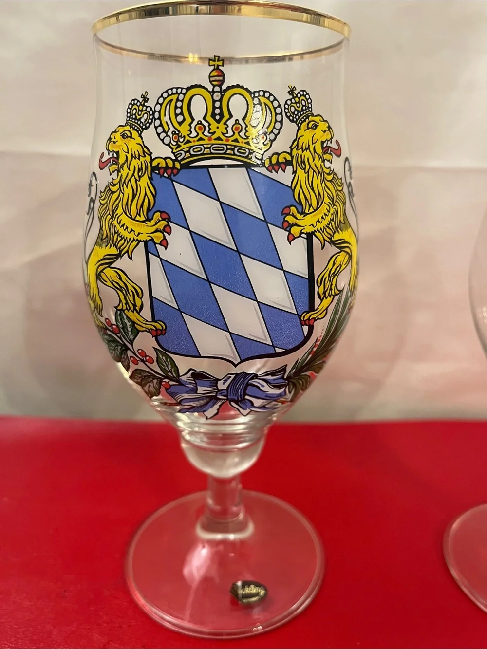 Bockling | Dining | Bockling Family Crest Wine Glassesgoblets 2